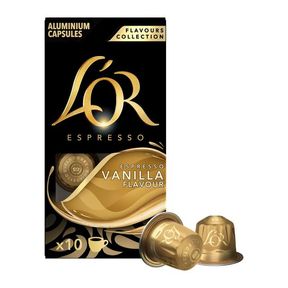 10 PER PACK L'OR VANILLA COFFEE PODS, 10 PER PACK