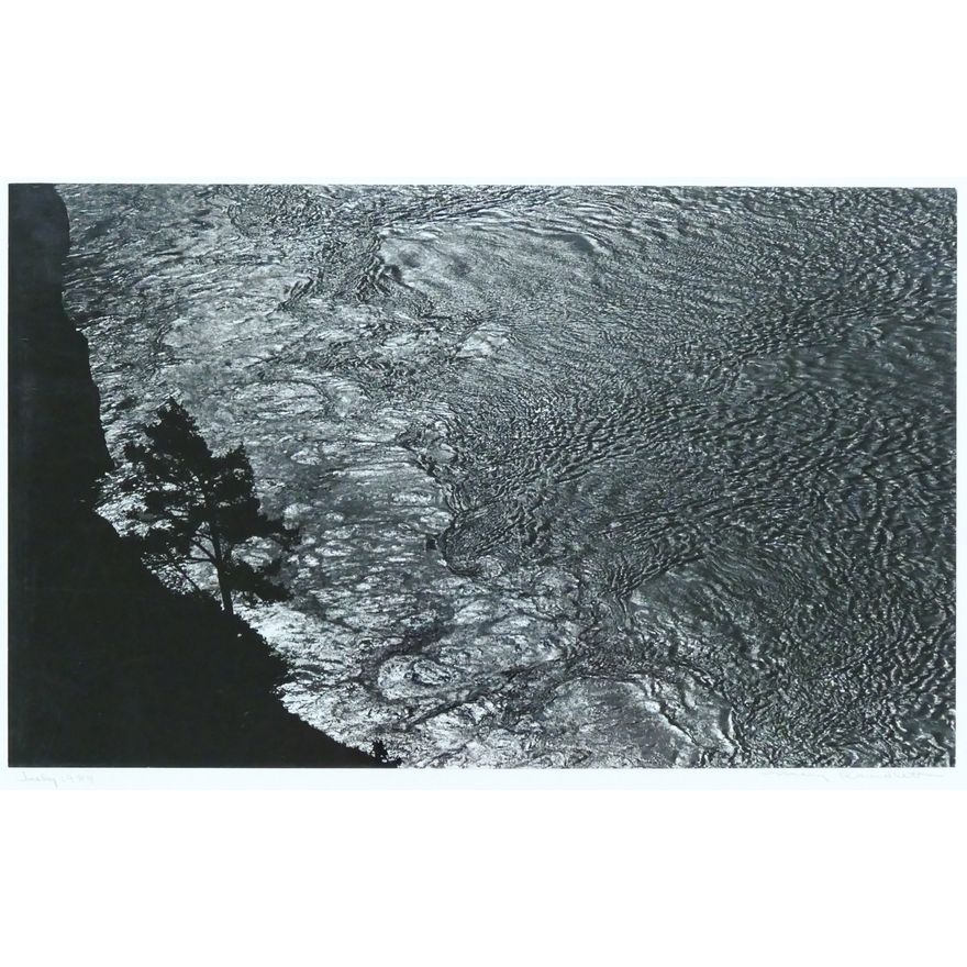 Mary Randlett ''July 1989'' (Seashore) Silver Photograph