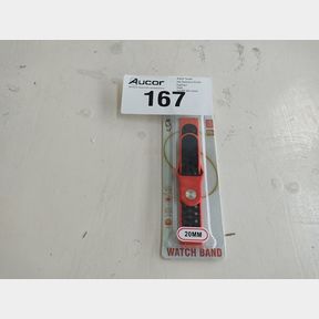 20MM SILICON WATCH STRAP FOR SAMSUNG AND HUAWEI SPORT BAND 2173 - RED AND BLACK