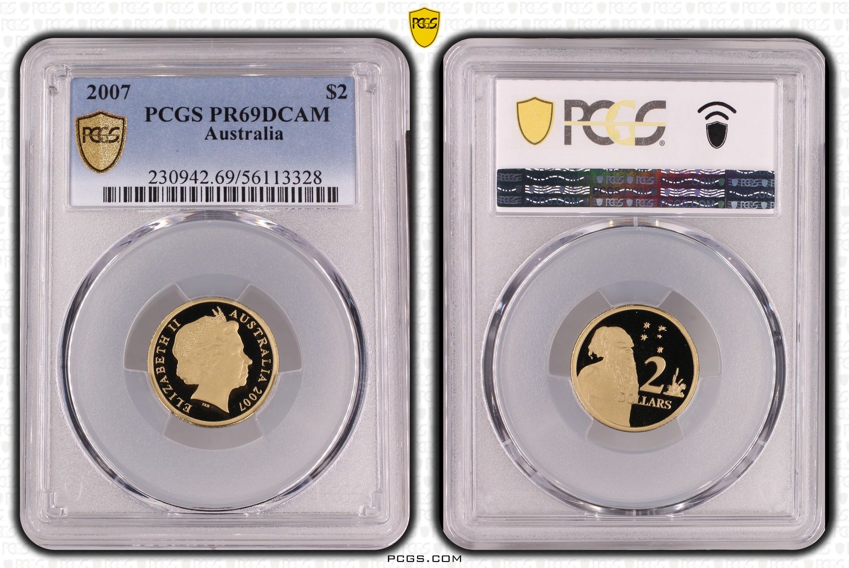 Two Dollar, 2007, PR69DCAM