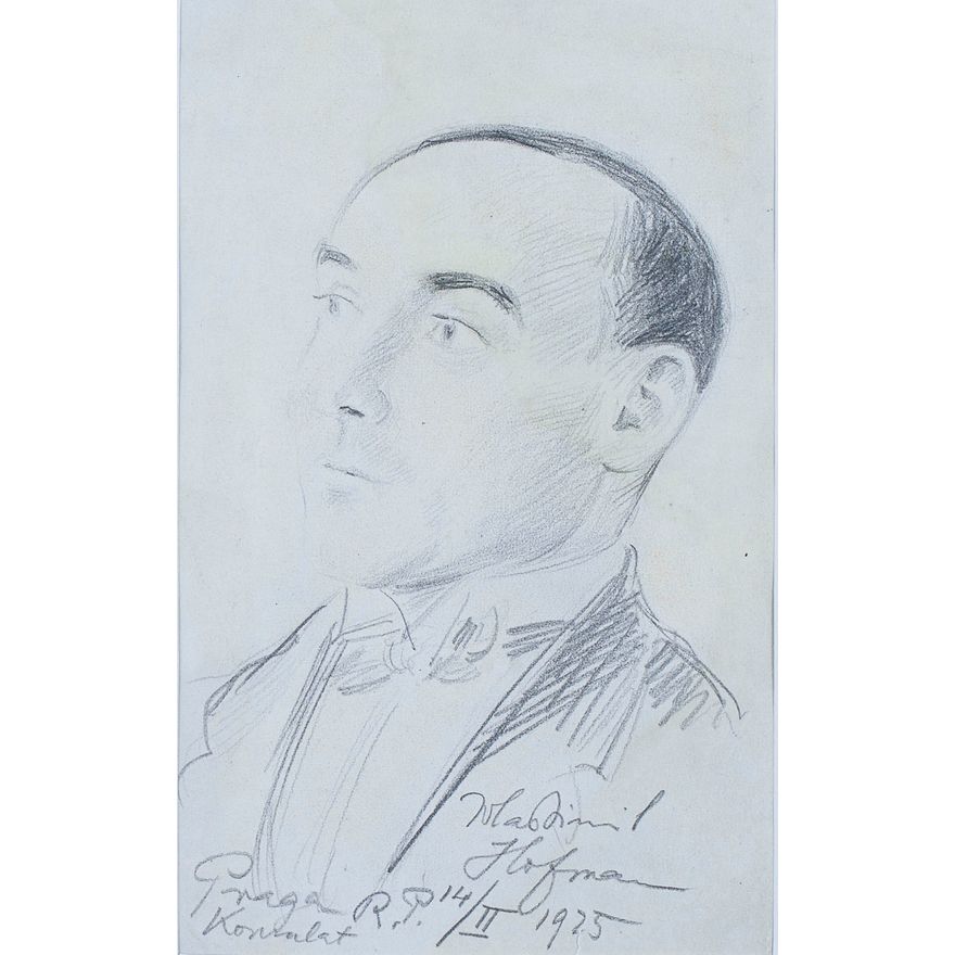 Wlastimil Hofman | Portret mężczyzny