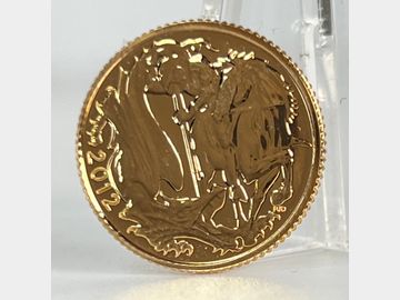 2012 ELIZABETH II 'ONE YEAR TYPE'GOLD HALF SOVEREIGN