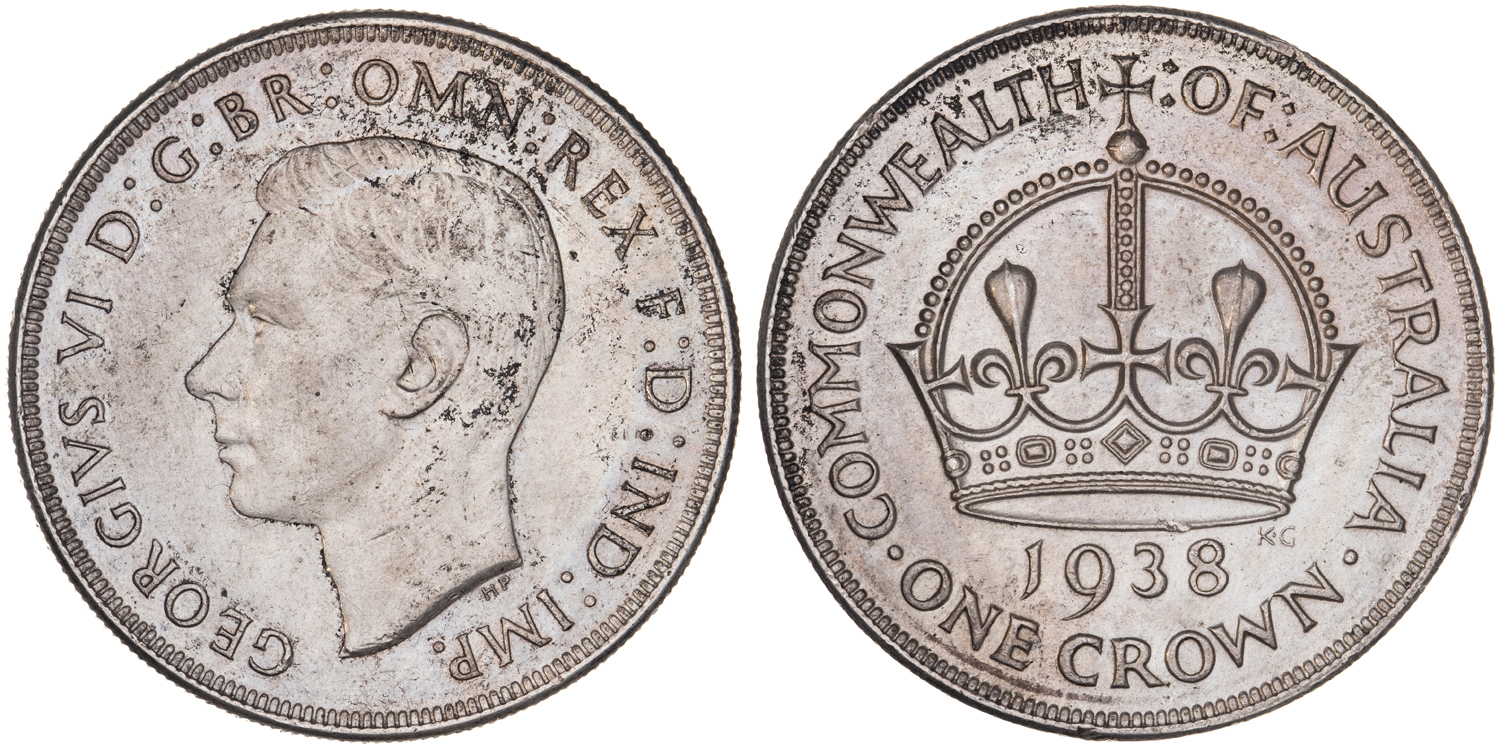 George VI, Crown, 1938, VF