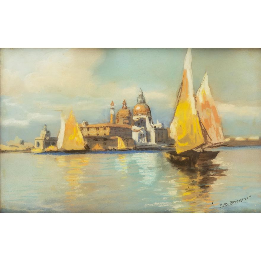 B. Sapierski | Wenecja, Widok na kościół Santa Maria della Salute