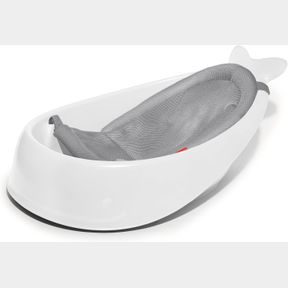 SKIP HOP BABY BATH TUB, 3-STAGE SMART SLING TUB, MOBY, WHITE