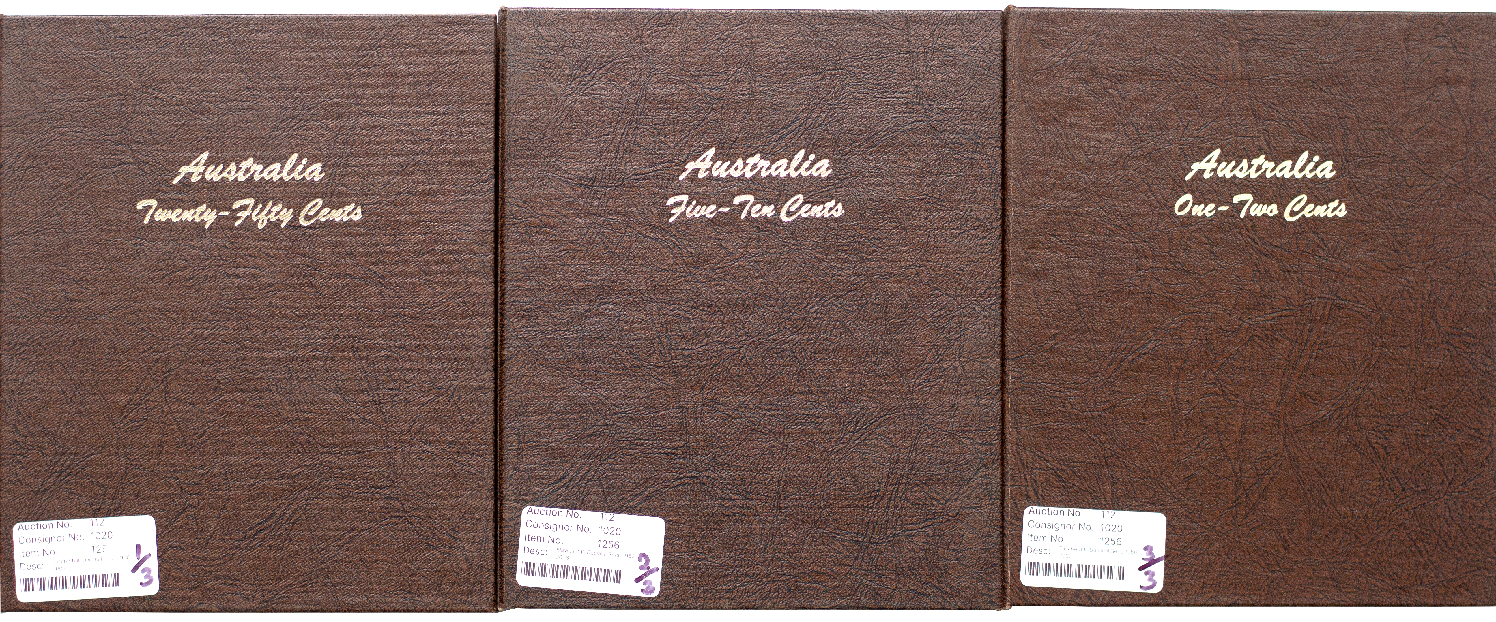 Elizabeth II, Decimal Sets, 1966 - 2003, EF - CHU
