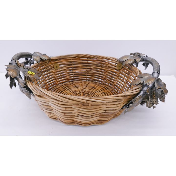 Designer Metal Handled Basket- 18x6''