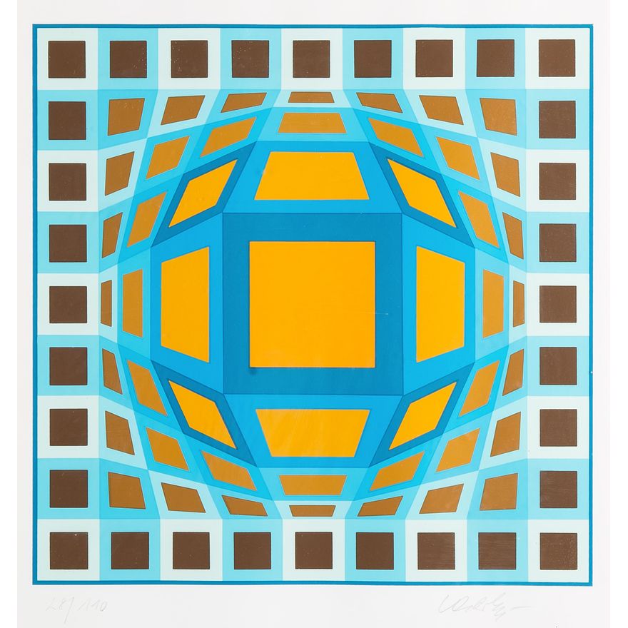 Victor Vasarely | Bez tytułu