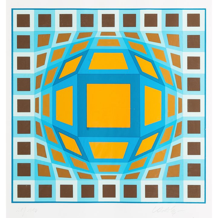 Victor Vasarely | Bez tytułu