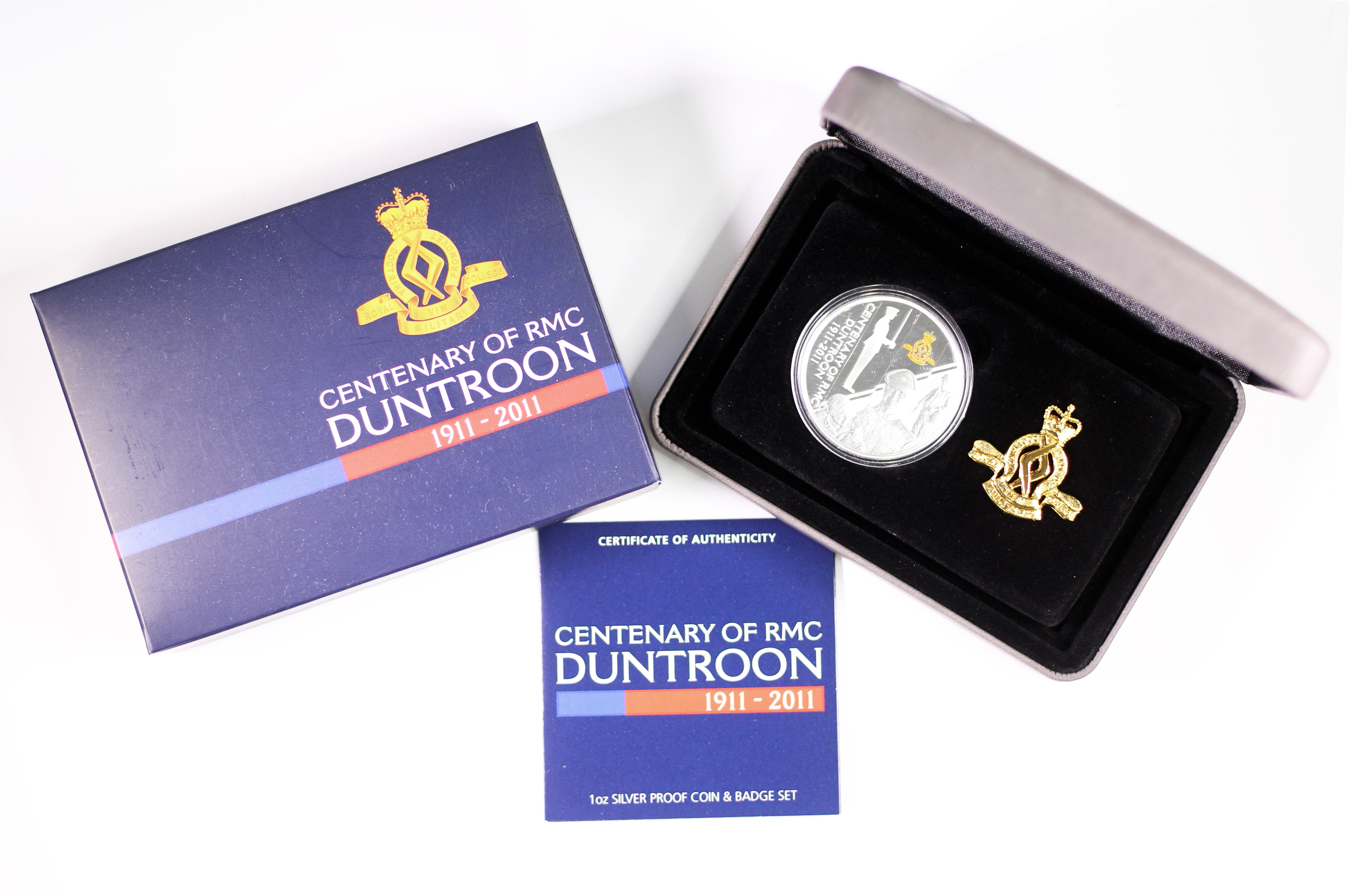2011 Perth Mint Silver 1oz Centenary of RMC Duntroon 1911-2011 Coin