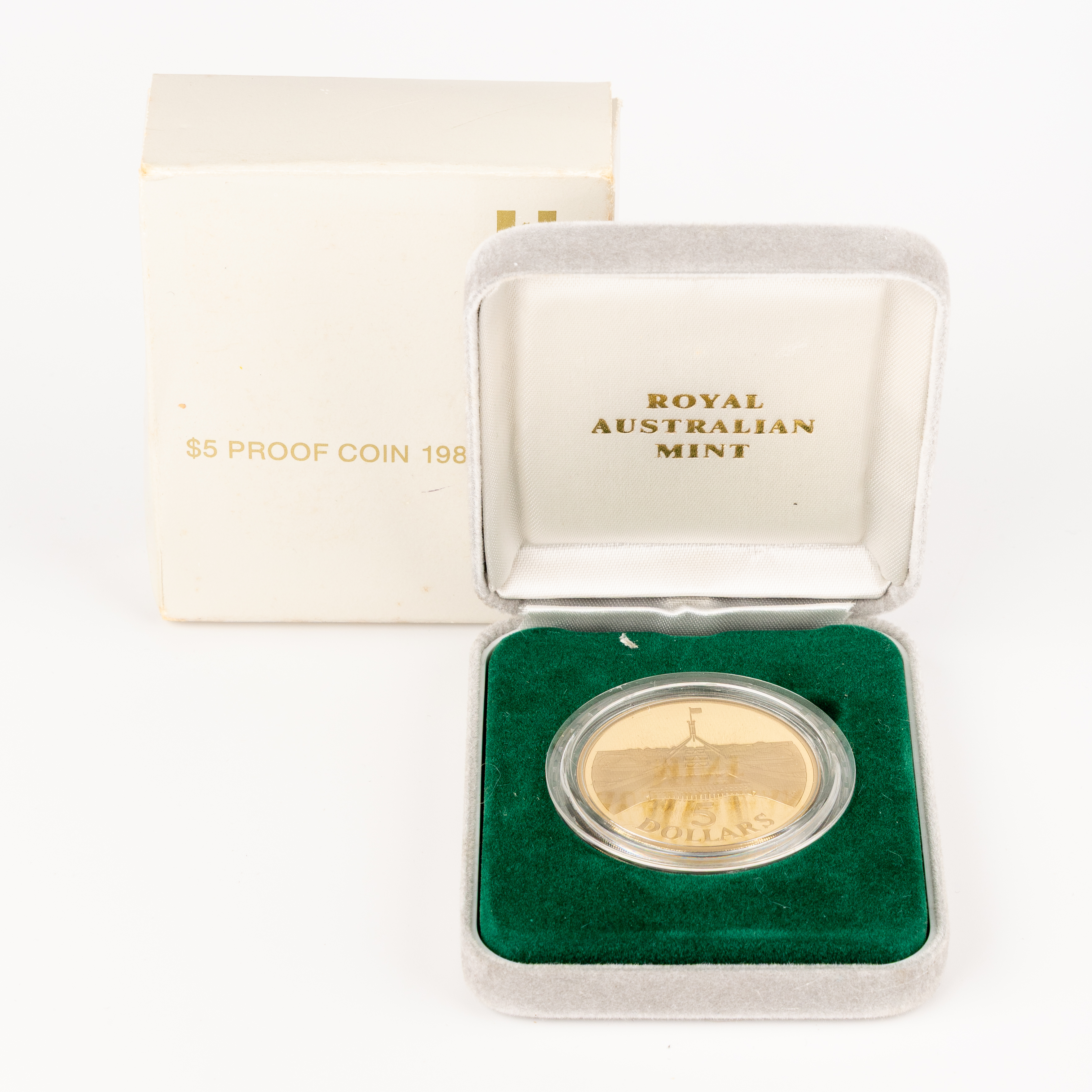Proof Coin, Five Dollars, 1988