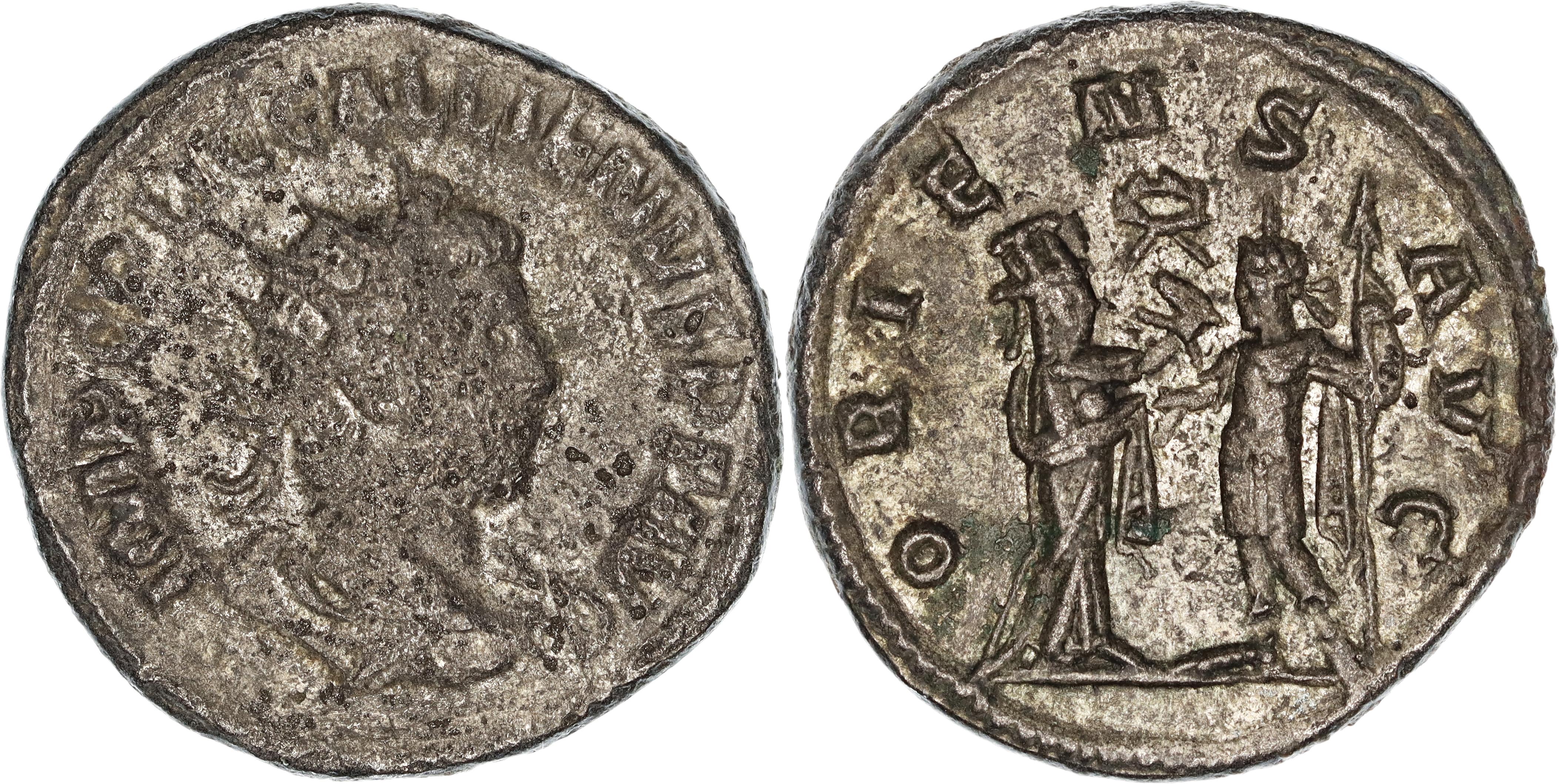 Roman Empire, Gallienus, Silver Antoninianus, 253-260 AD, nVF-VF
