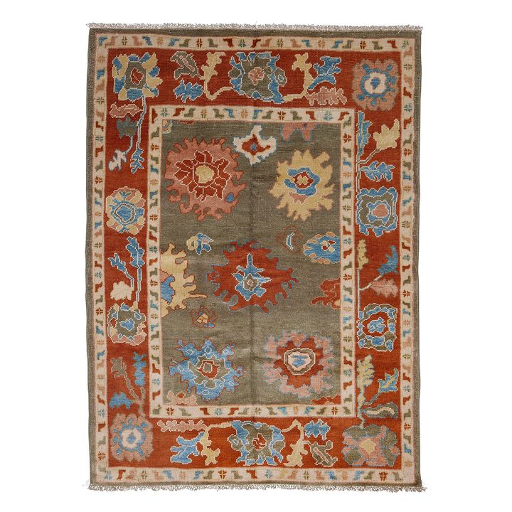 A contemporary Ushak carpet of traditional design