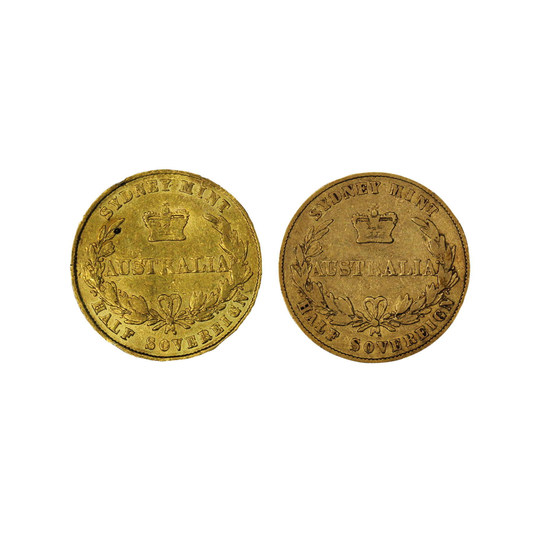 1147. · Group, Victoria, Half Sovereign, VG