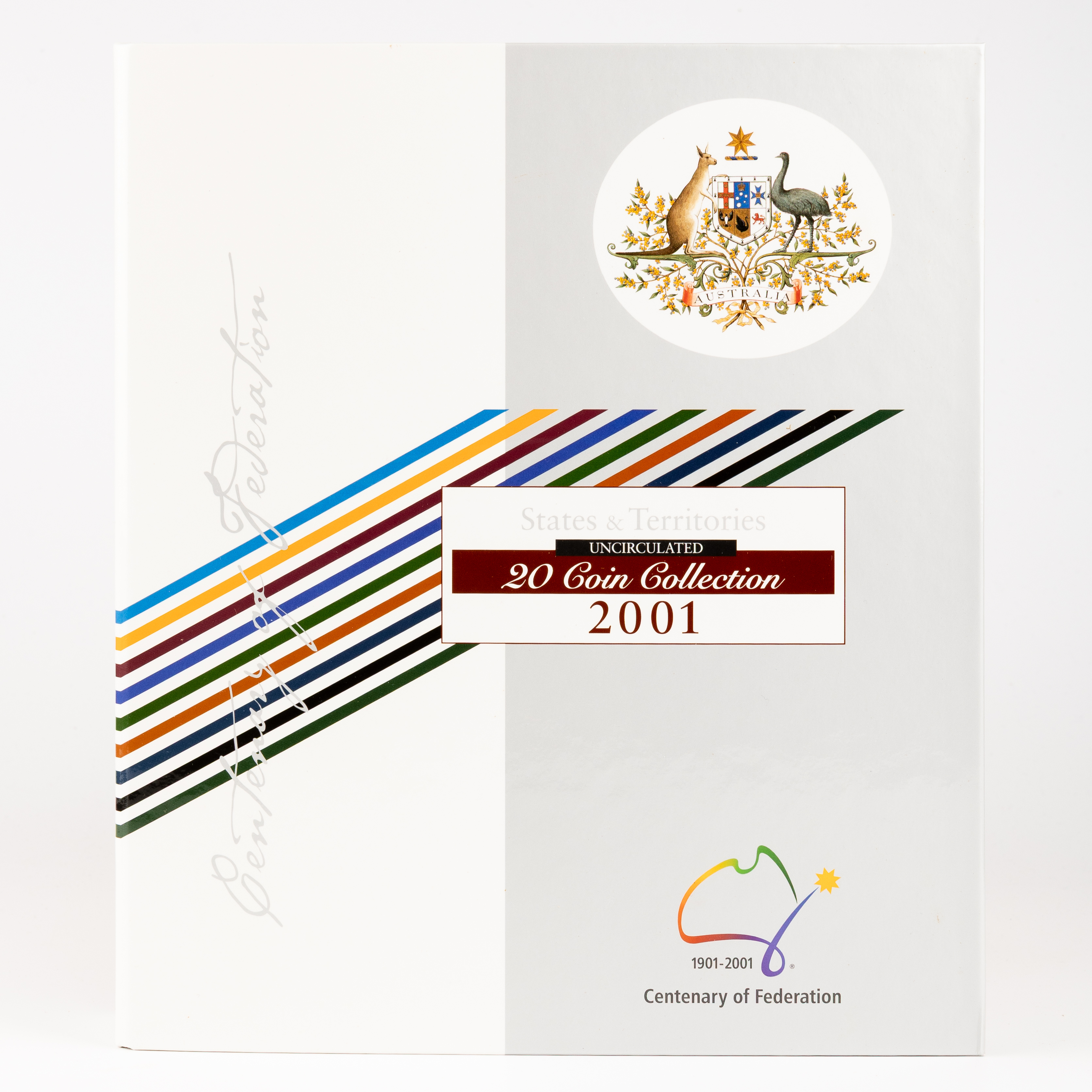 Elizabeth II, RAM - Centenary of Federation Collection, Twenty Cents - One Dollar, 2001, FDC