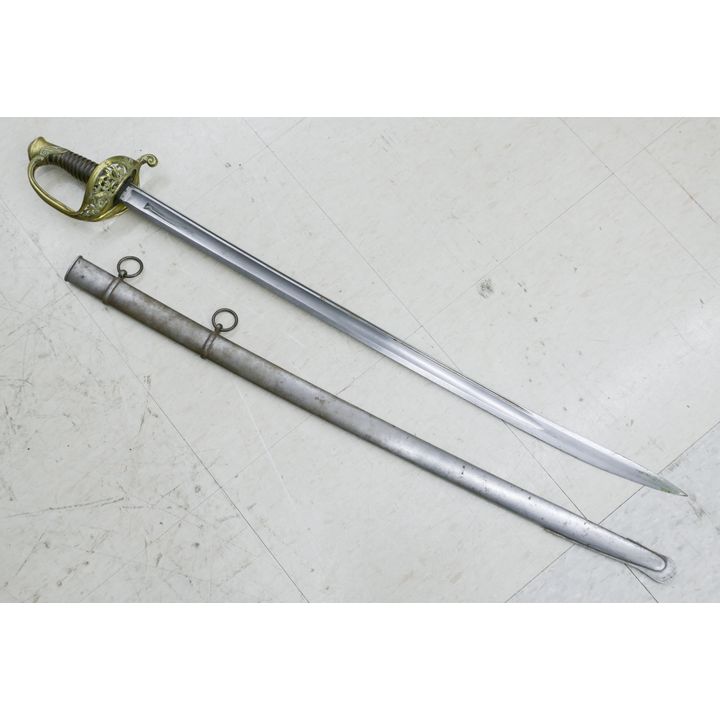 Antique French Klingenthal Calvary Sword with Scabbard- 36''