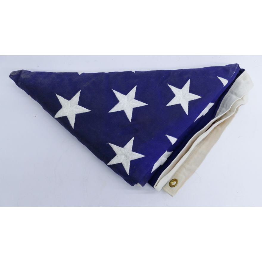 US Military Folded Flag- 21'' folded