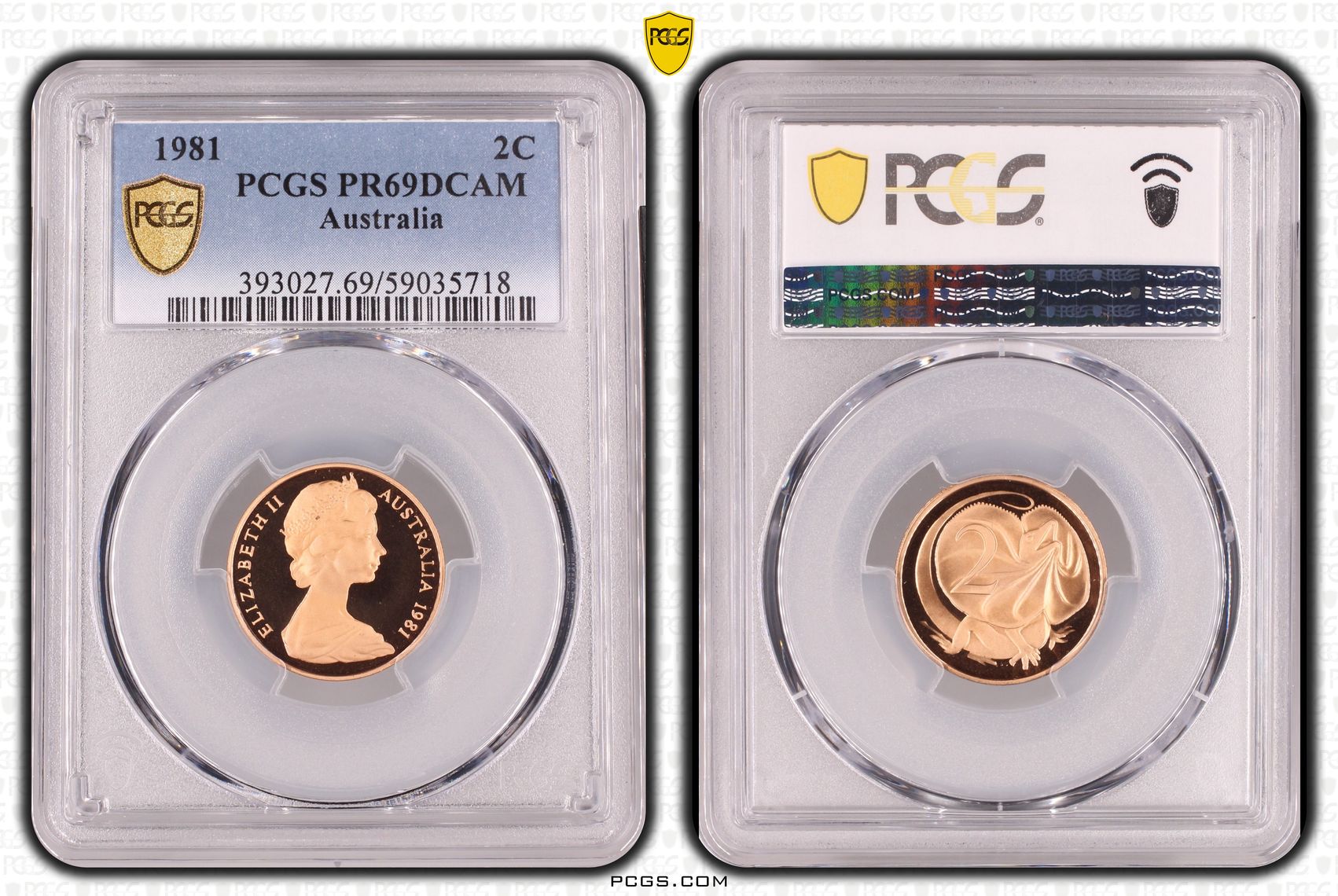 Two Cent, 1981, Pcgs Pr69dcam