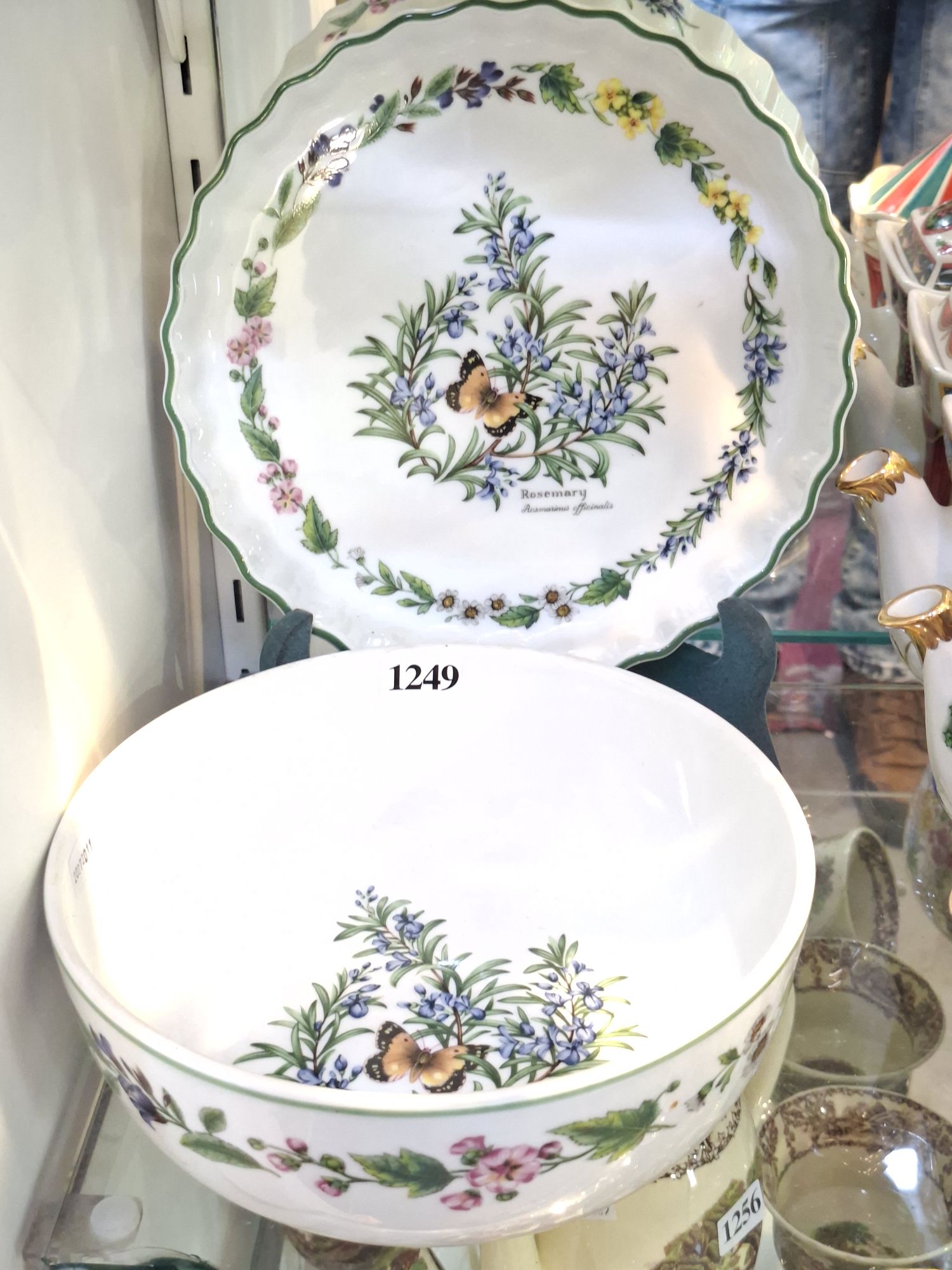 ROYAL WORCESTER PIE DISH AND BOWL