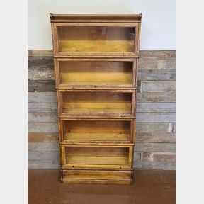 Very Nice Mahogany Barrister Stacking Bookcase - Macey