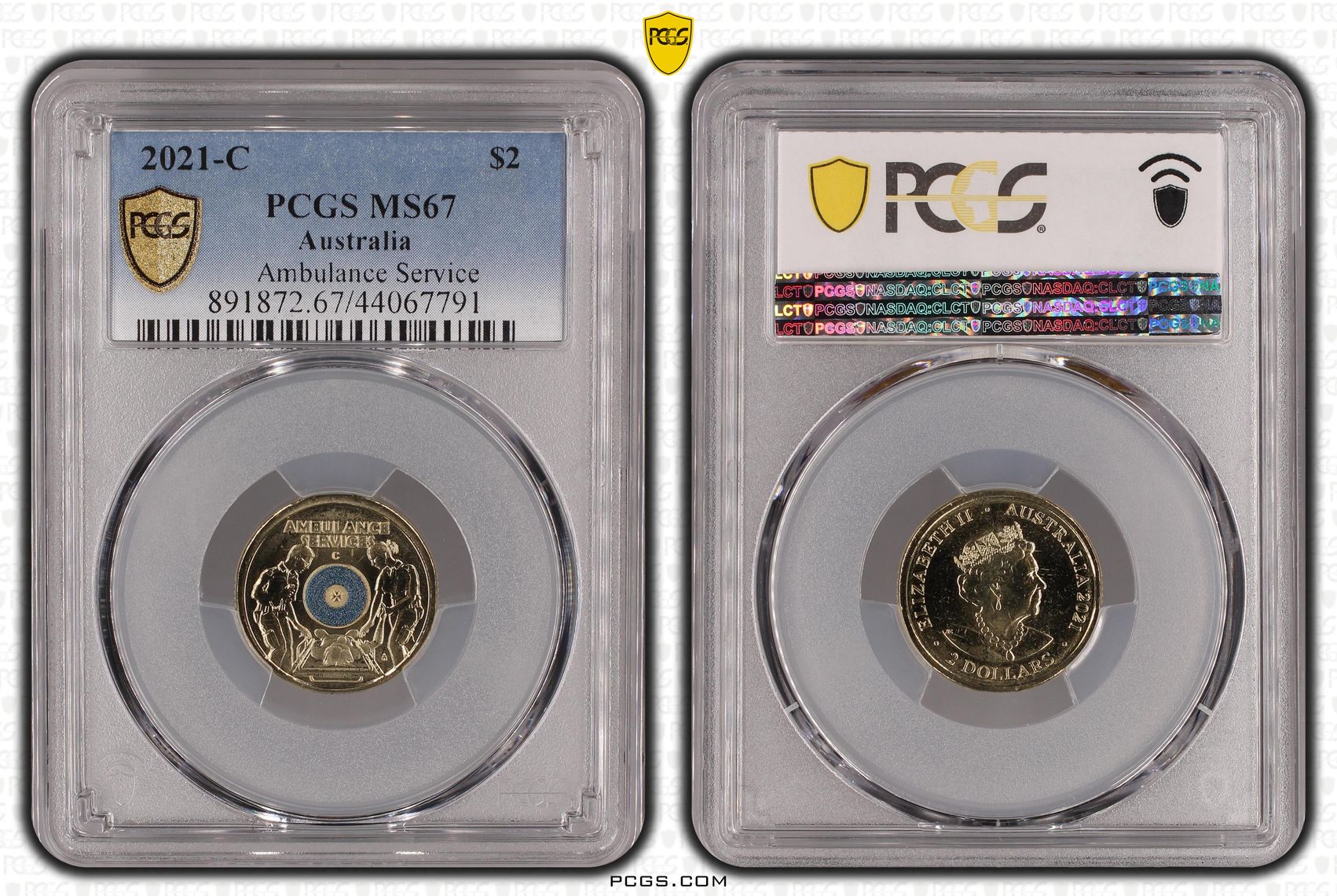 Ambulance Service, Two Dollar, 2021-C, PCGS MS67