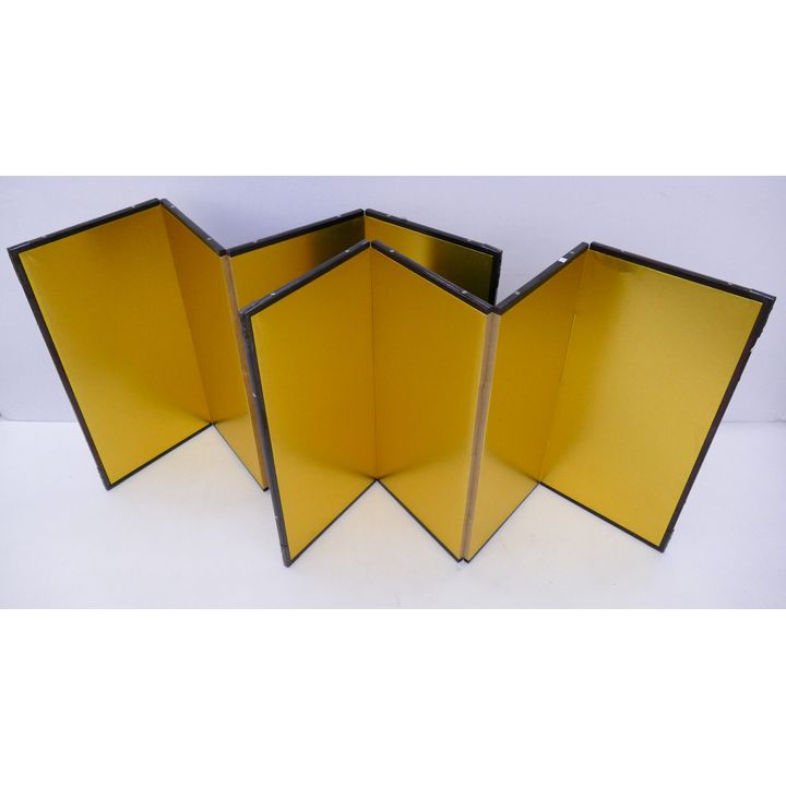 2pc Japanese 4 Panel Gold Screens- 29x56'' each