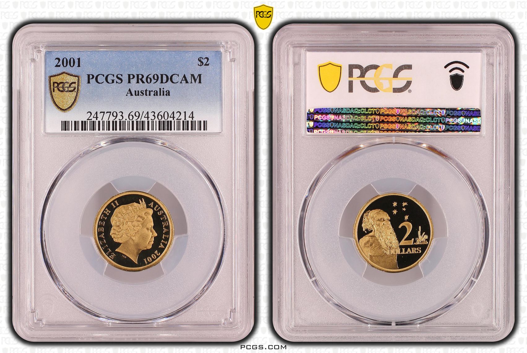 Two Dollar, 2001, PCGS PR69DCAM