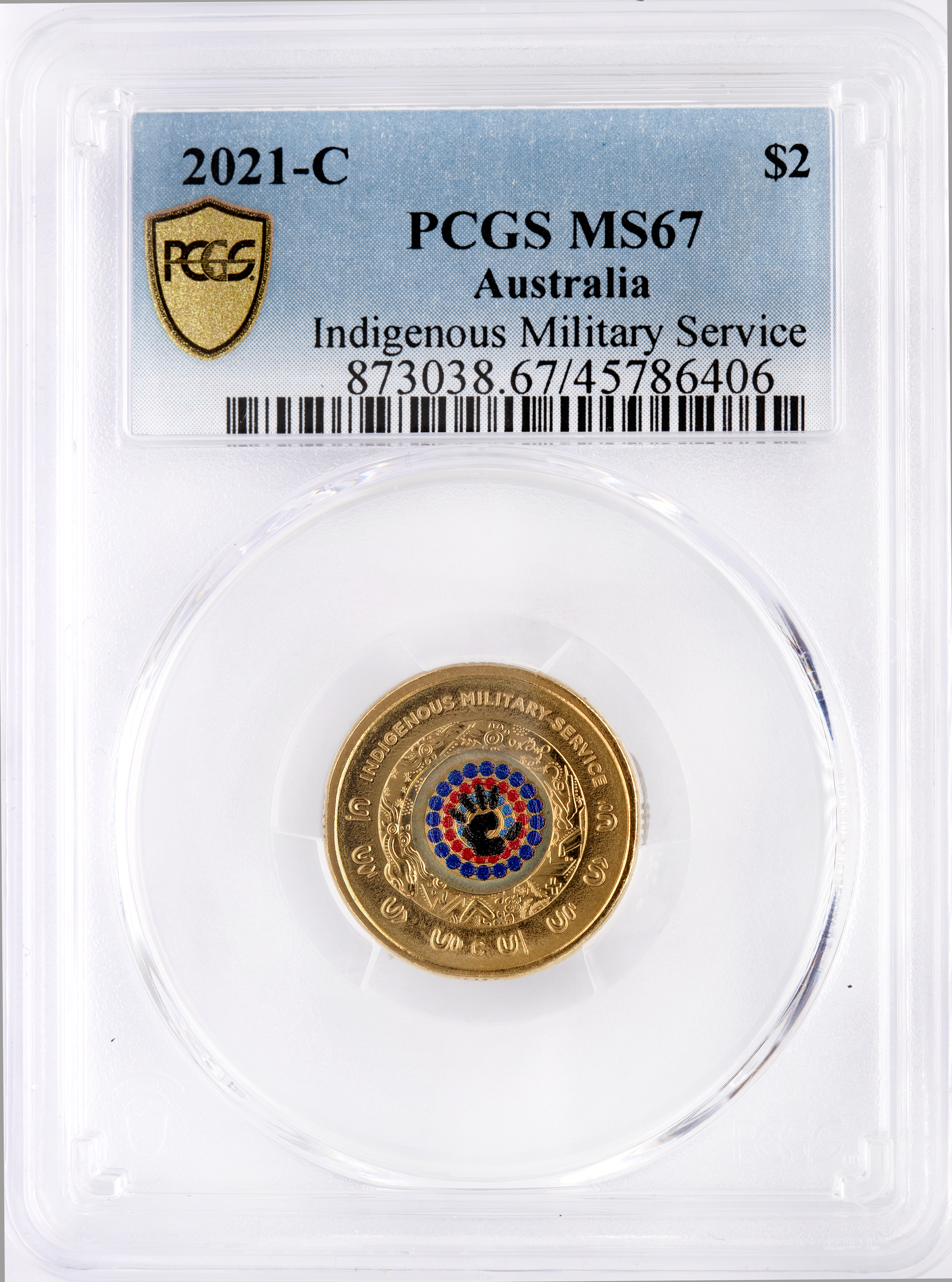 Indigenous Military Service, Two Dollar, 2021-C, PCGS MS67