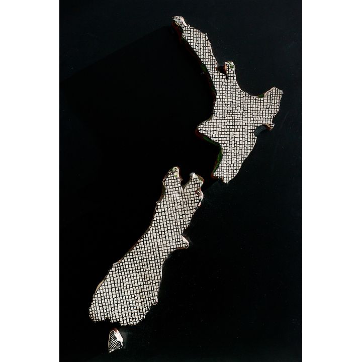 Martin Poppelwell 'Map of New Zealand'