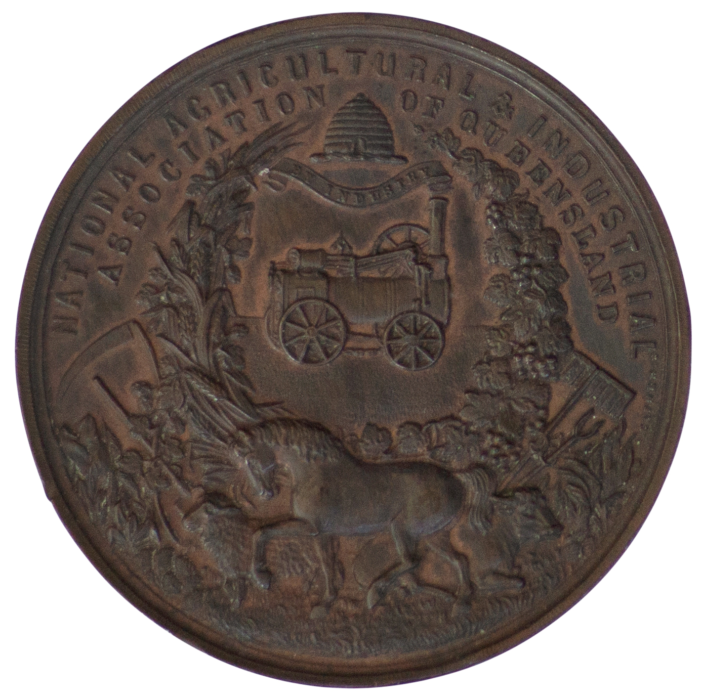112 · Queensland Agricultural Show Medal, 1878, aEF
