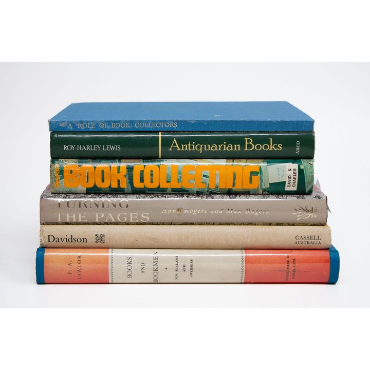 LAWLOR, P.A  [7 titles] - Books and Bookmen, New Zealand and Overseas.