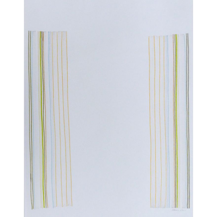 Gene Davis ''Untitled'' (Line Drawing) 1980 Marker