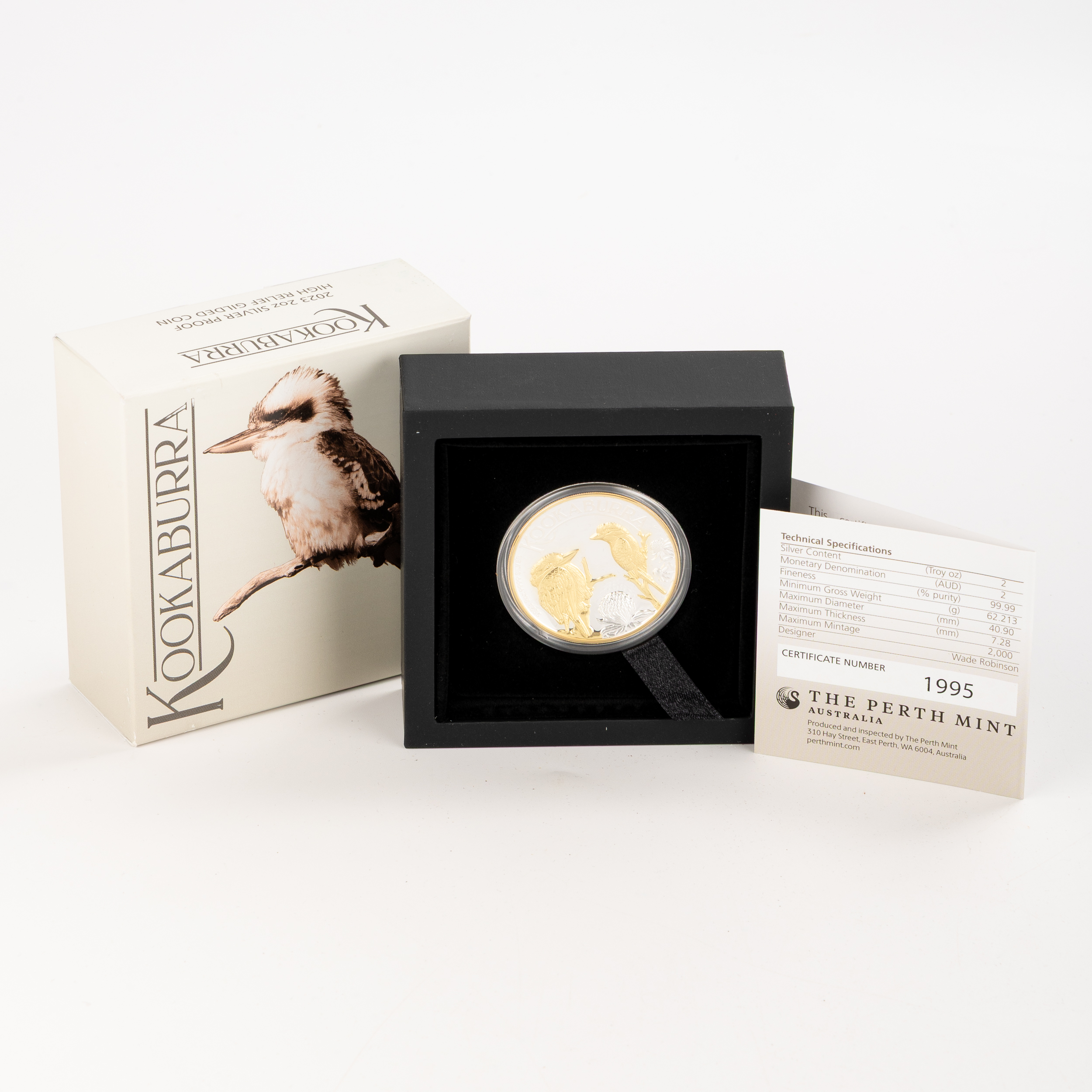 Elizabeth II, Perth Mint - Kookaburra, Two Dollars, 2023-P, FDC