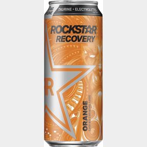 ROCKSTAR ENERGY ROCKSTAR RECOVERY ENERGY + HYDRATION NON CARBONATED ENERGY DRINKS 2021 EDITION (ORANGE, 12 CANS), 16 FL OZ (PACK O
