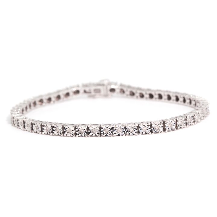 9ct Diamond Tennis Bracelet