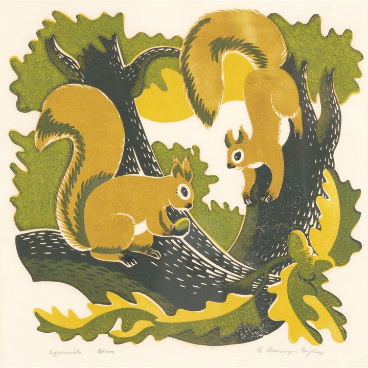 E Mervyn Taylor 'Squirrels'