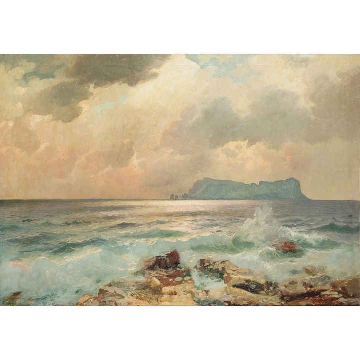 Aleksander Dzigurski | Widok na Capri, 1948 r.