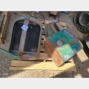 Oliver tractor radiator, fuel tank, other parts