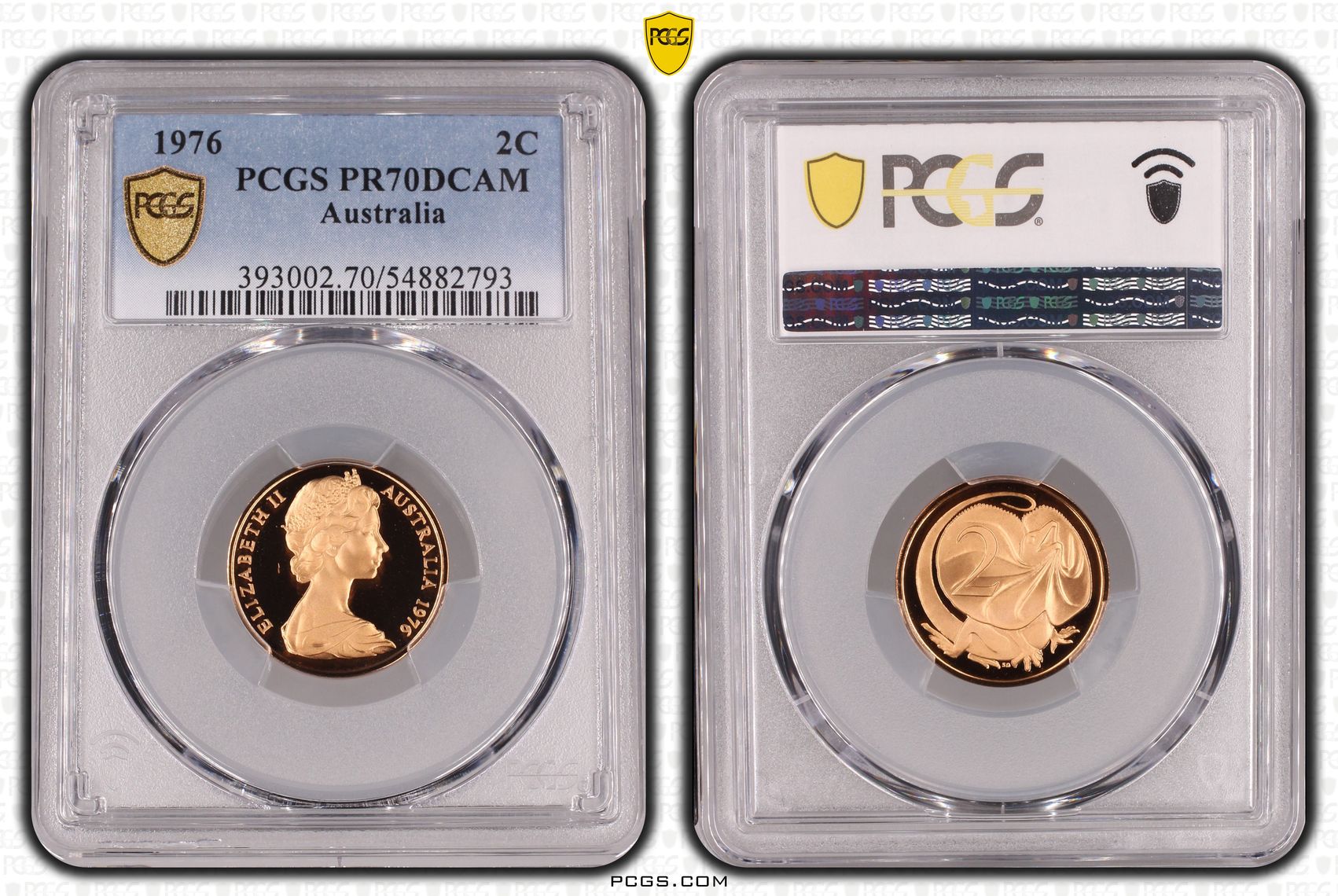 Pop 18/0, Two Cent, 1976, Pcgs Pr70dcam