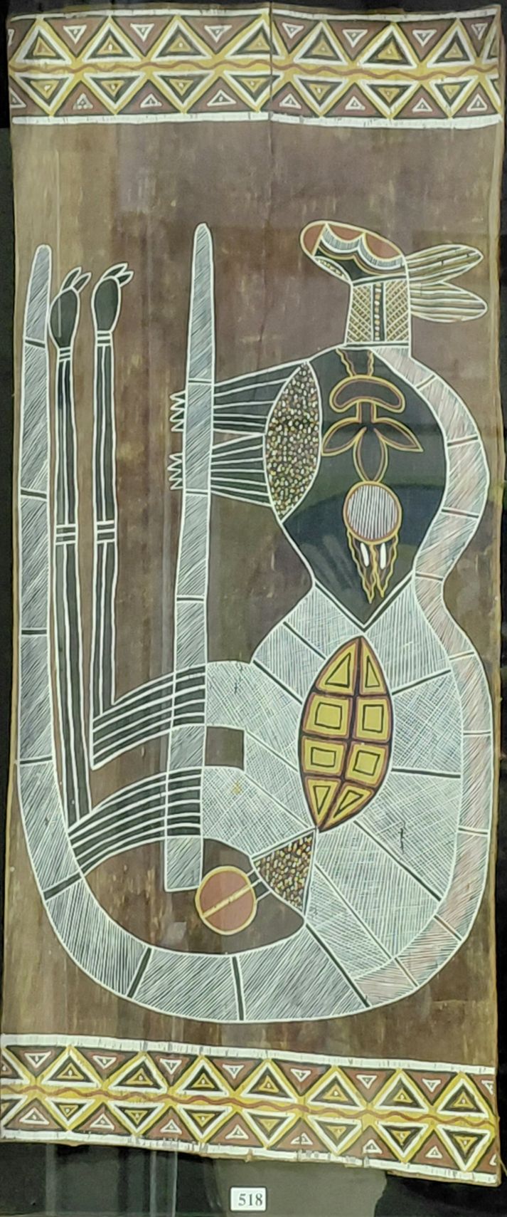 518 · ABORIGINAL BARK PAINTING
