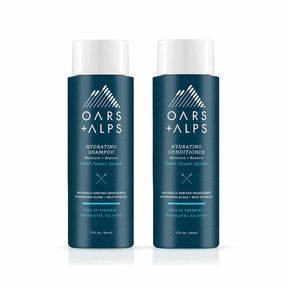 OARS + ALPS MEN'S SULFATE FREE HAIR (CONDITIONER ONLY), INFUSED WITH KELP AND ALGAE EXTRACTS, FRESH OCEAN SPLASH, 12 FL OZ EACH