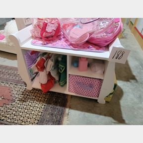 Bitty Baby Changing Table with lots of accessories