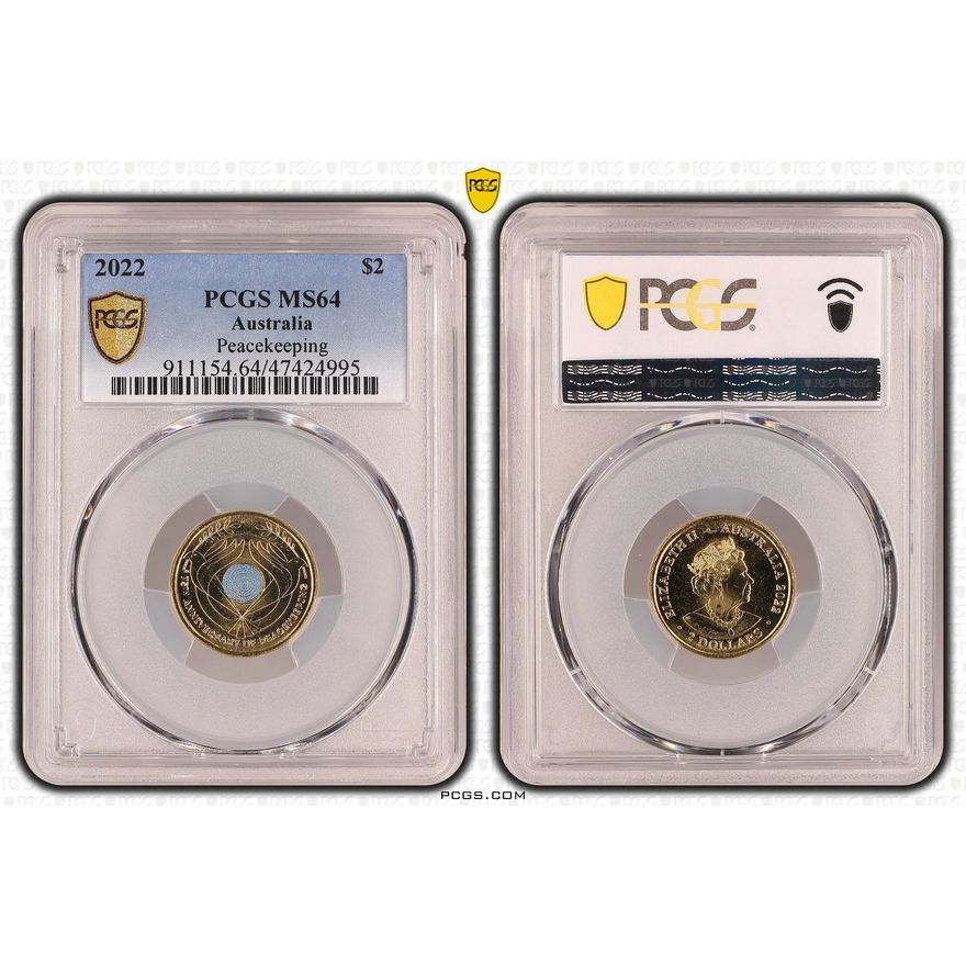 Peacekeeping, Two Dollar, 2022, PCGS MS 64