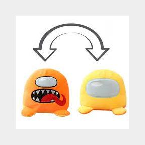 Reversible Among Us Plush Toy - Orange / Yellow - | (D) AS 51490/580 B6 (S6) SB