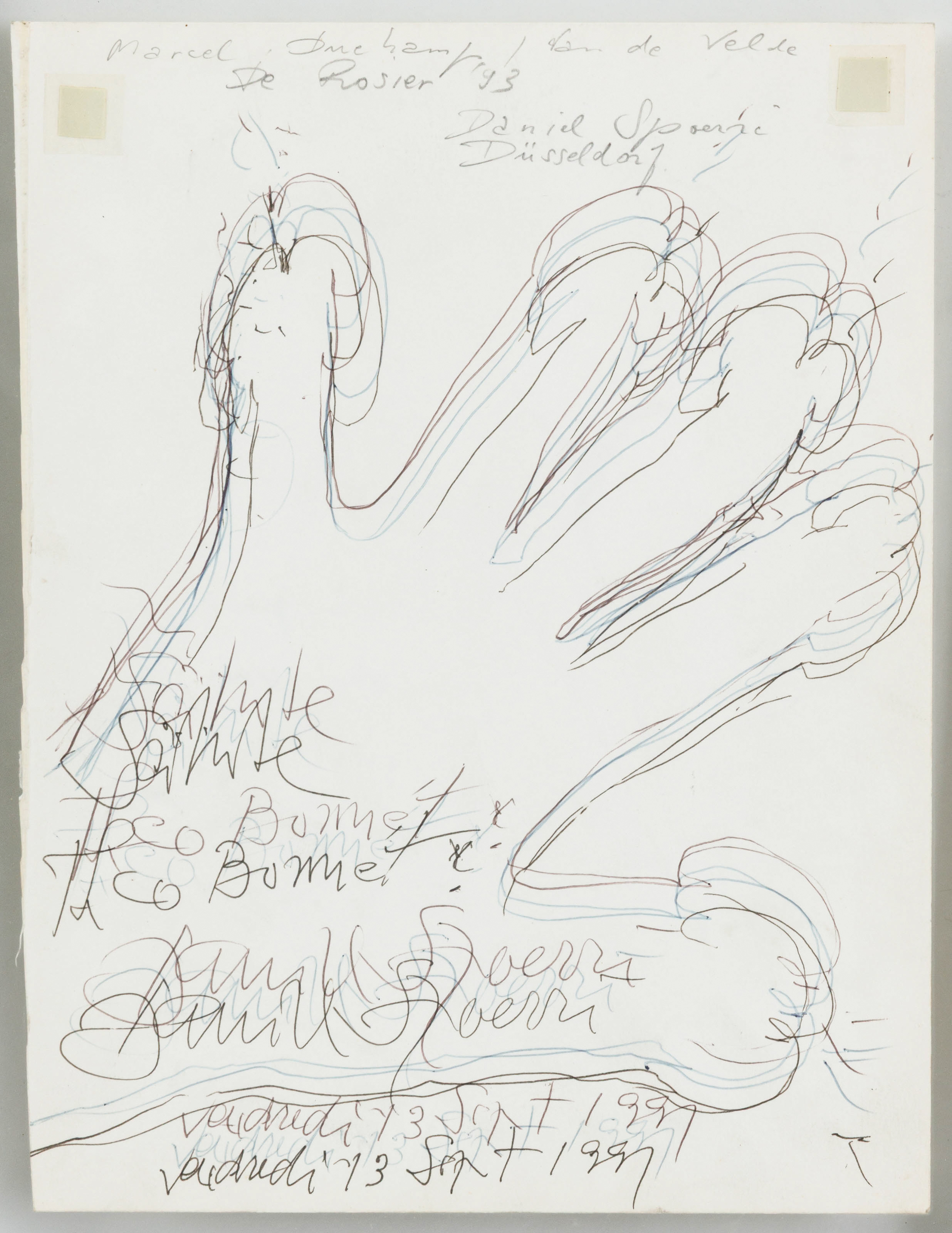 Daniel spoerri (°1930) – kavel bij Bernaerts, Antwerp