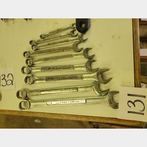 Set of Craftsman Standard Combination Wrenches