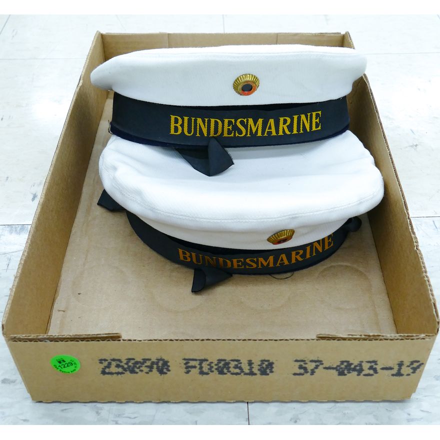 Box 2pc German Navy Bundesmarine Hats