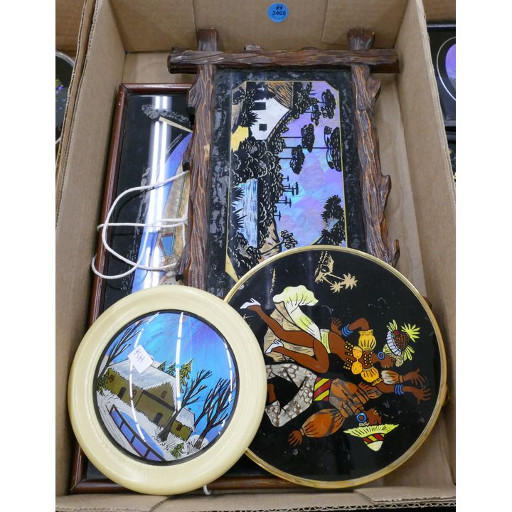Box Deco Butterfly Trays and Artworks