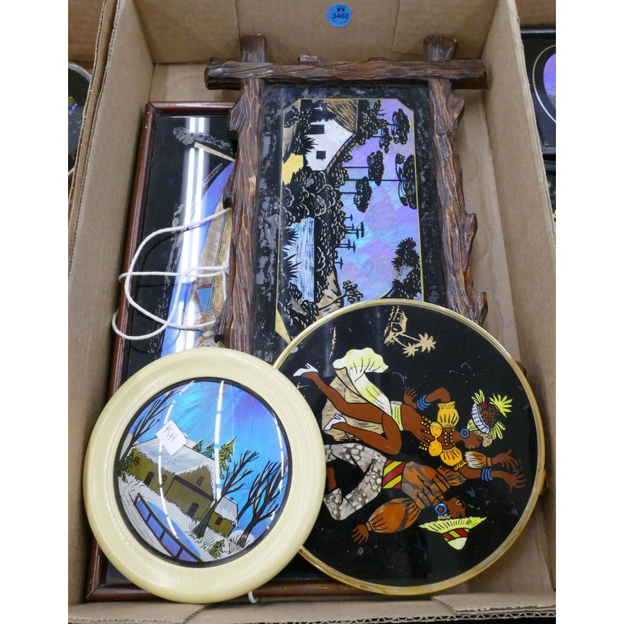 Box Deco Butterfly Trays and Artworks