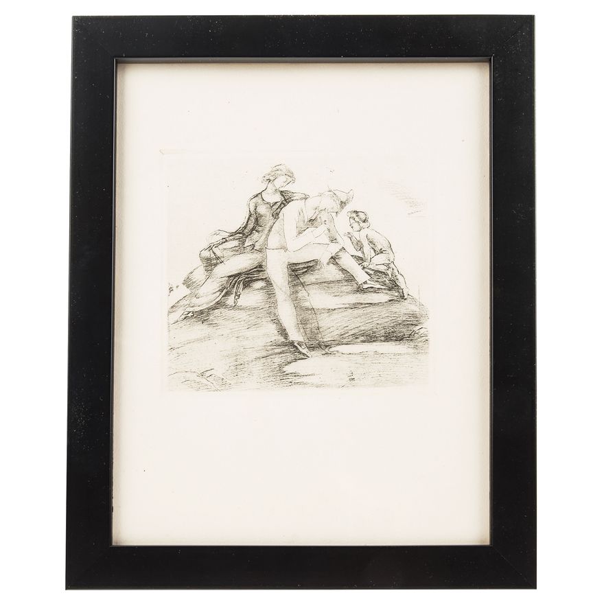 Eugeniusz Zak | Szczęśliwa rodzina, z La porte Lourde, Paryż, 1929 r.